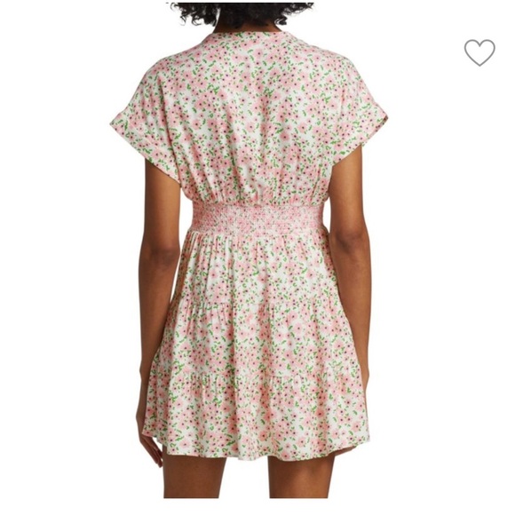 ALICE + OLIVIA
Keela Floral Print Smocked Button-Front Dress - Picture 8 of 13